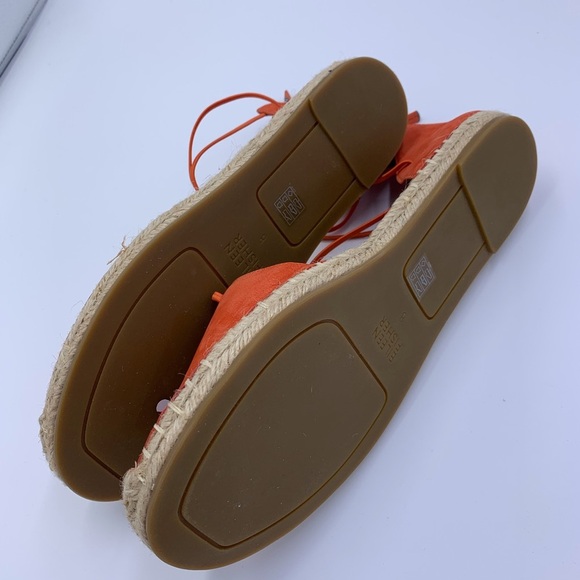 Eileen Fisher Orange Lace Espadrille Sz 8 - Picture 10 of 16